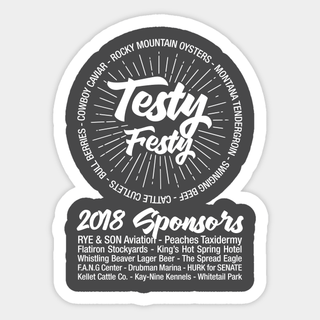 Testy Festy 2 Sticker by rjzinger